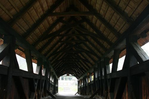 Obrázek - Černvír - nejstarší krytý dřevěný most na Moravě