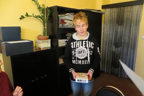Obrázek - Výhercem tabletu se stal Adam Weingärtner z Lučice, žák 8. třídy ZŠ Wolkerova Havlíčkův Brod