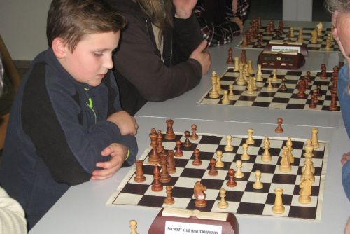 Foto: Vítek Veselý vítězem sedmého turnaje O pohár ŠK TJ Jiskra Havlíčkův Brod v rapid šachu