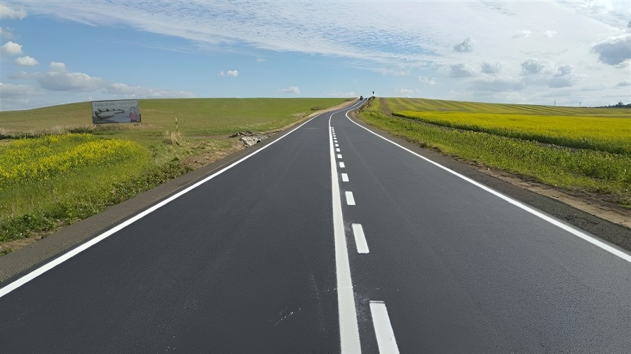 Silnice II/150 mezi Světlou a Novou Vsí se 19. října otevře. Modernizace bude pokračovat na jaře