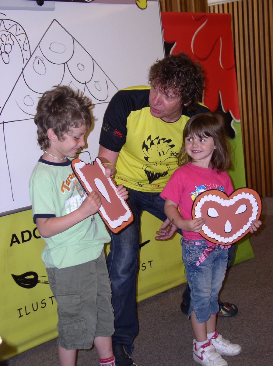 Adolf Dudek a jeho zábavná show v brodské knihovně