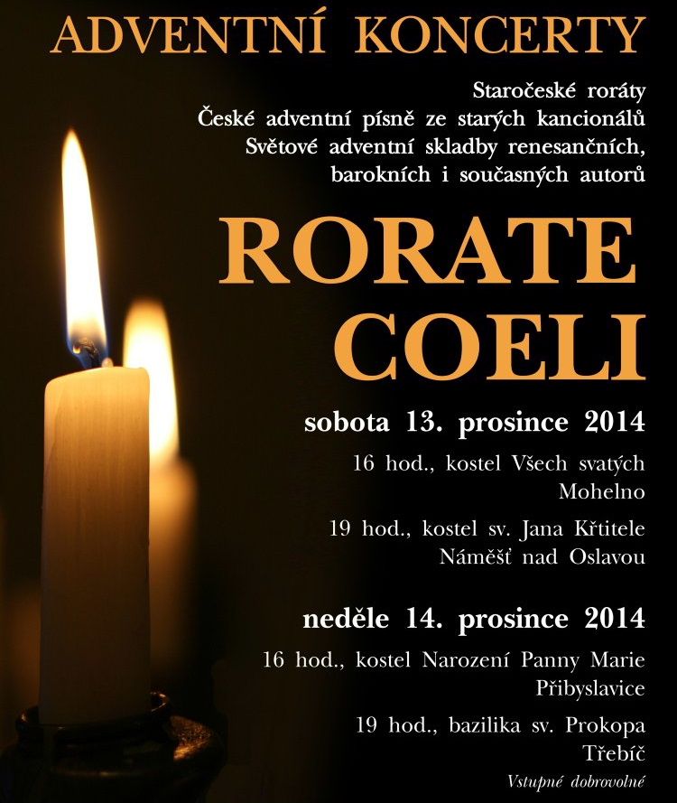 Adventní koncerty na Třebíčsku