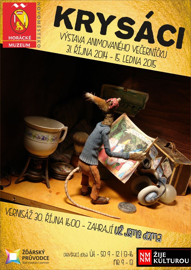 obrázek: Animovaný večerníček Krysáci v Horáckém muzeu