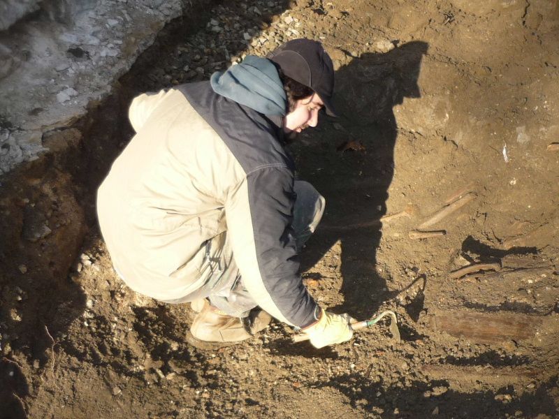 obrázek: Archeologický výzkum u kostela sv. Víta v Zahrádce