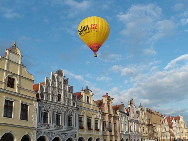 Balóny pluly nad Telčí