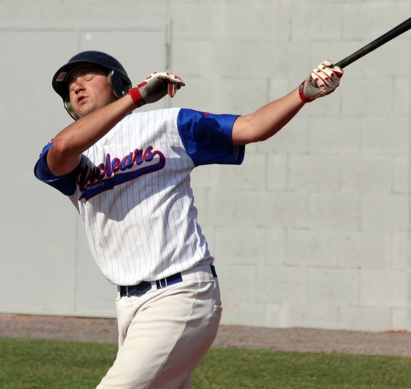 Baseballista Libiak odpálil na novém stadionu grandslam