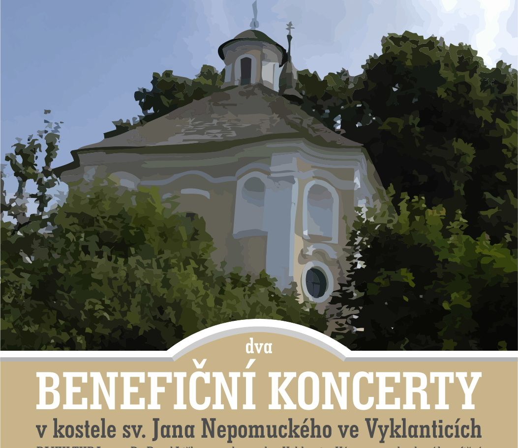 obrázek: Benefice na obnovu barokního kostela ve Vyklanticích