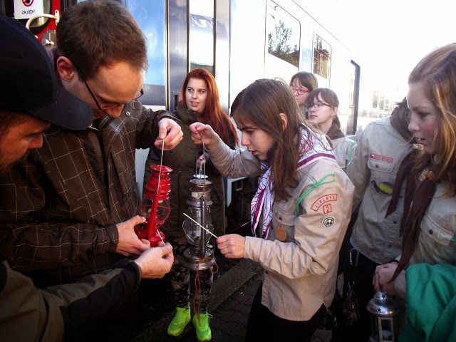 Betlémské světlo v Jihlavě