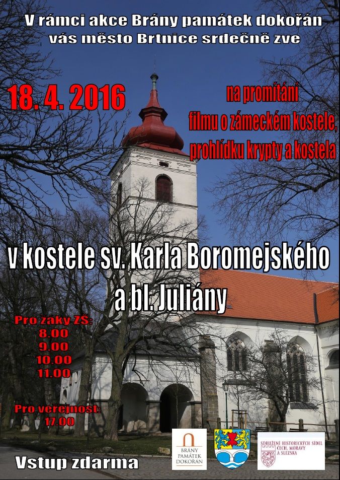 obrázek: Brány památek dokořán v Brtnici