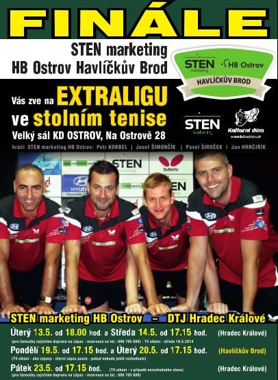 obrázek: Brodští stolní tenisté na vítězné vlně - vedou 2:1