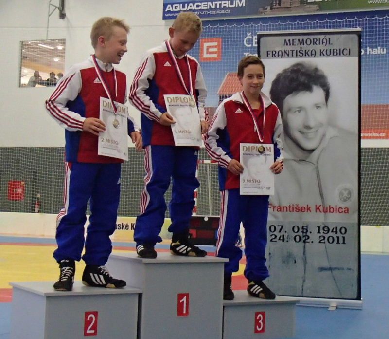 obrázek: Brodští zápasníci na Memoriálu Františka Kubici v Teplicích