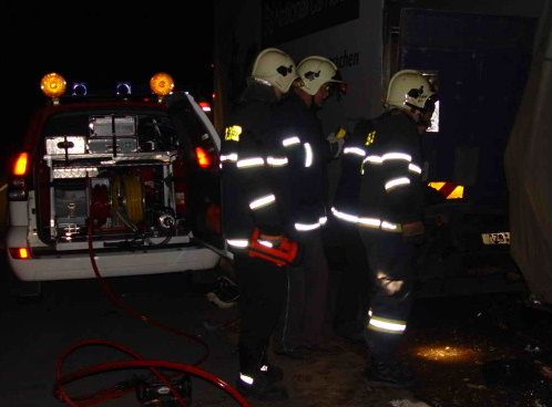 Brzy ráno havaroval na dálnici na Vysočině kamion