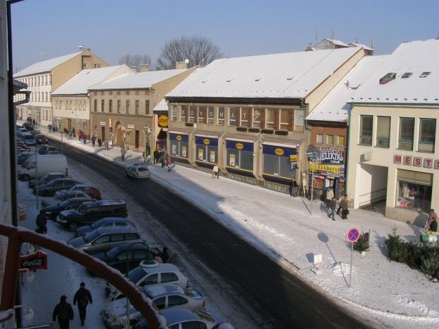 Bystřické náměstí zazimováno