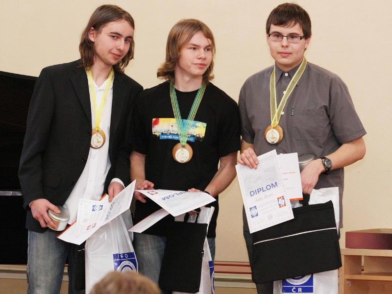 Celostátní  fyzikální olympiádu vyhráli studenti z Vysočiny