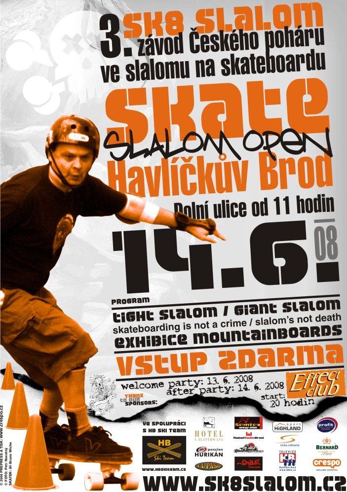 Centrum Havlíčkova Brodu zažije skateboardovou premiéru