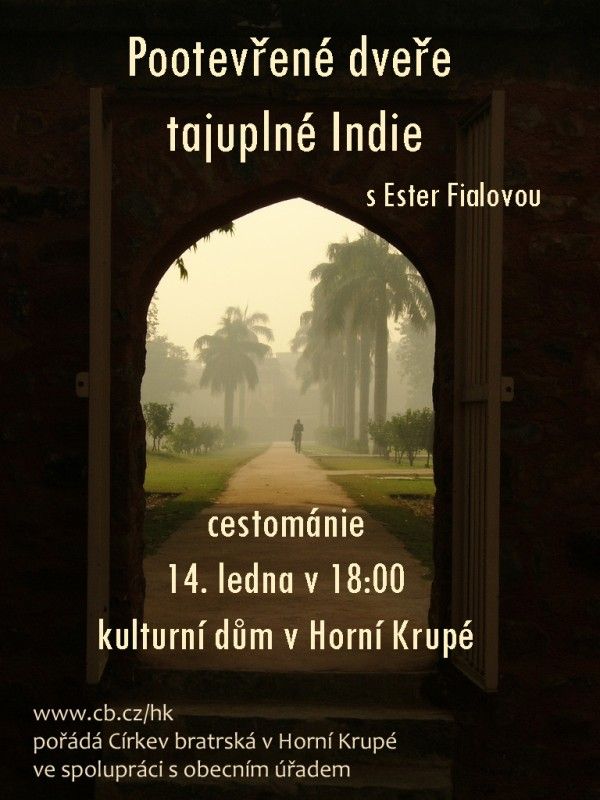 Cestománie o Indii v Horní Krupé