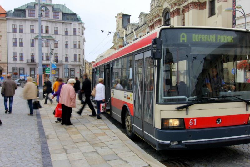 obrázek: Chytré semafory dávají v Jihlavě přednost městské hromadné dopravě