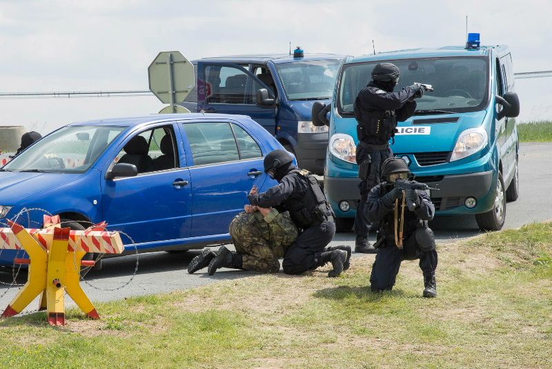 obrázek: Cvičný útok na Jadernou elektrárnu Dukovany odražen