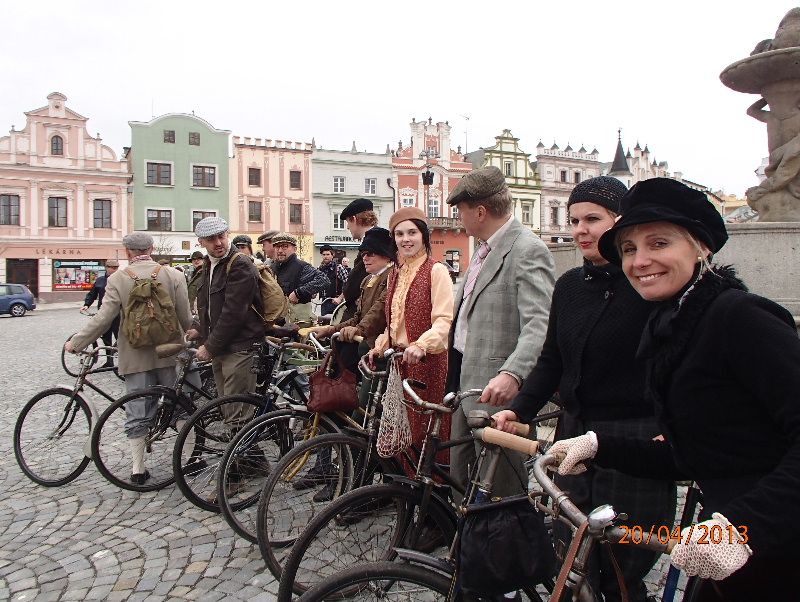 Cyklisté na velocipedech odstartovali na Havlíčkobrodsku sezonu