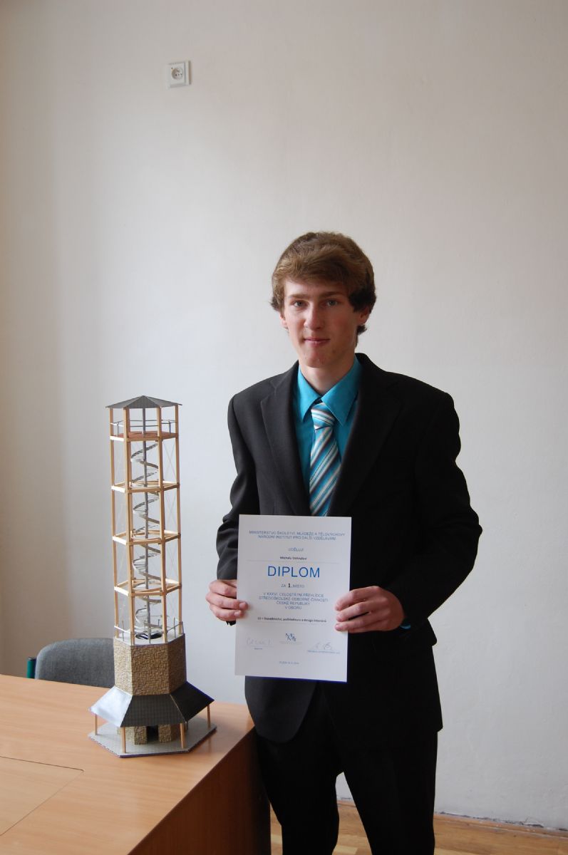 Další úspěch studenta brodské stavební školy