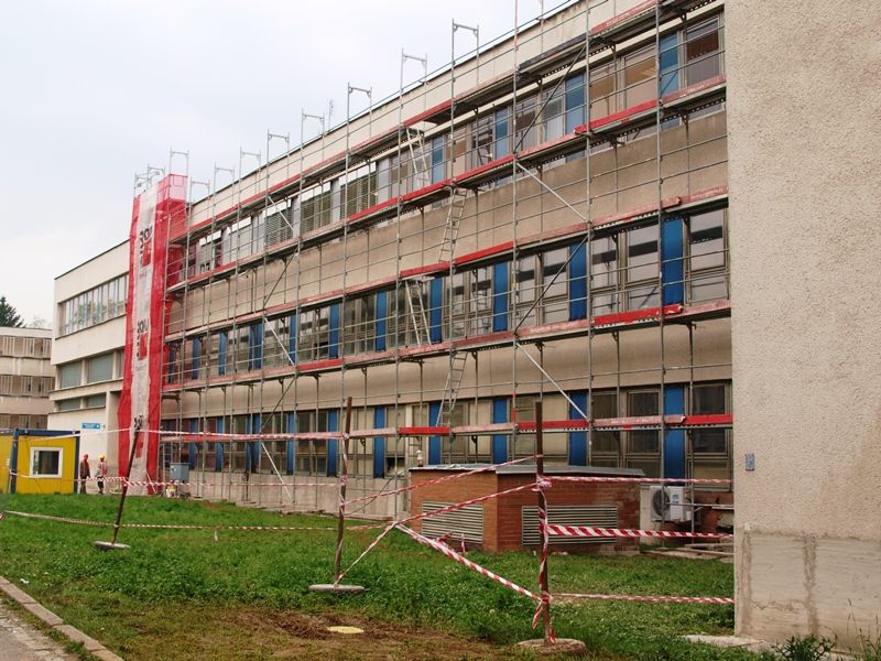 obrázek: Další z pavilonů jihlavské nemocnice mění kabát