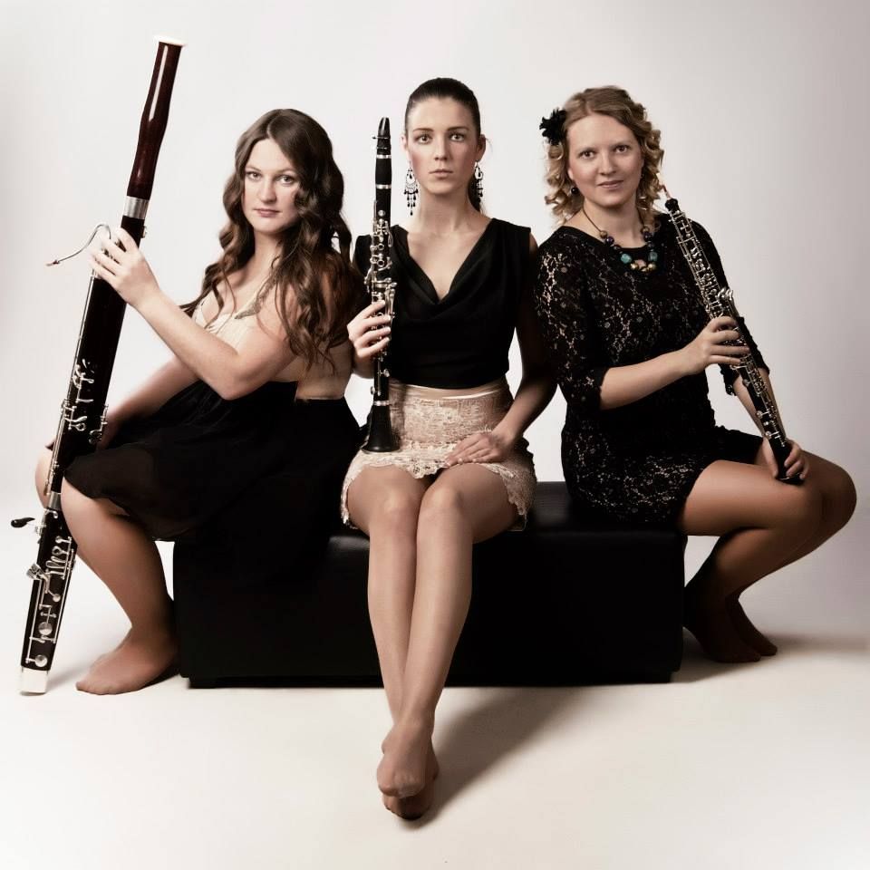 obrázek: Dámské dechové trio Trifoglio v Třebíči