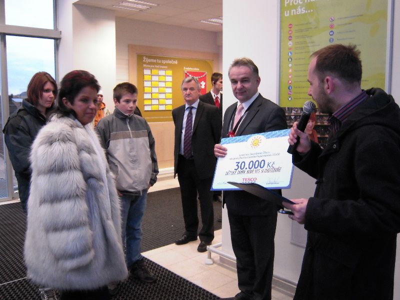 Dětský domov v Nové Vsi u Chotěboře dostal dárek