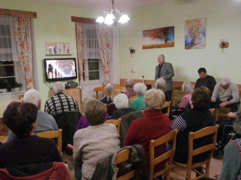Do Domova důchodců Proseč-Obořiště zavítal cestovatel Jaroslav Benda