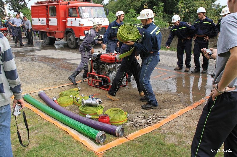 obrázek: Dobrovolní hasiči soutěžili v Lipnici nad Sázavou