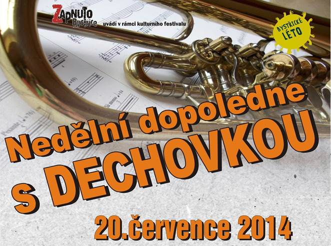 obrázek: Dopoledne s dechovkou v Bystřici nad Pernštejnem