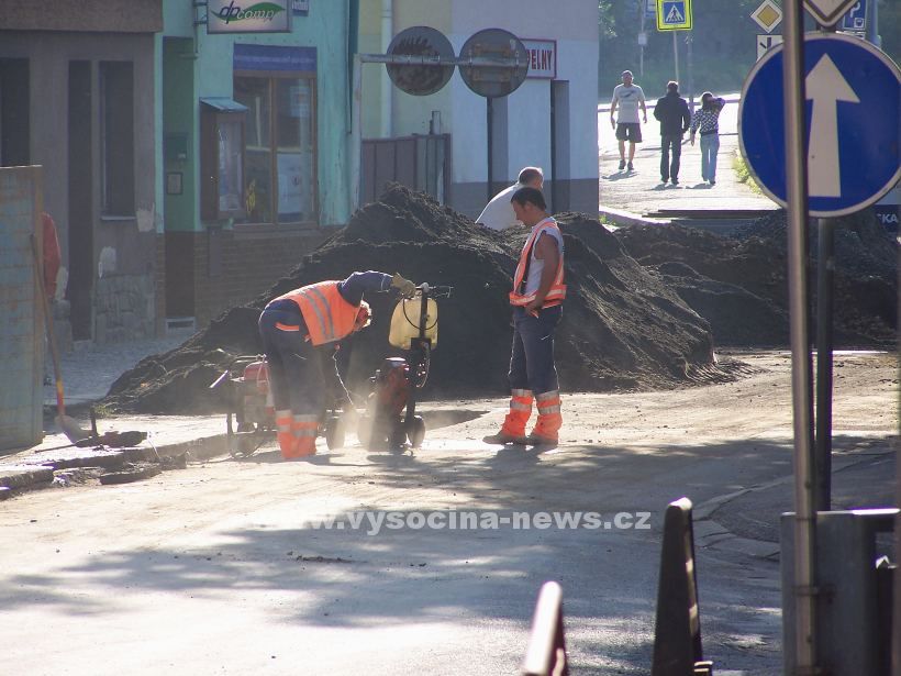 Dopravní omezení v Žižkově a Dolní ulici v Brodě