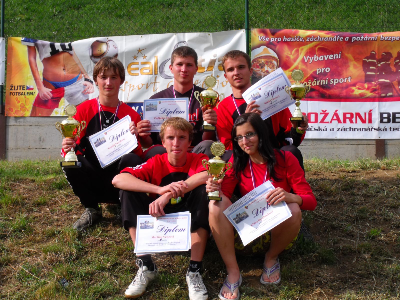 Dorostenci z Kojetína zabodovali v požárním sportu na kraji