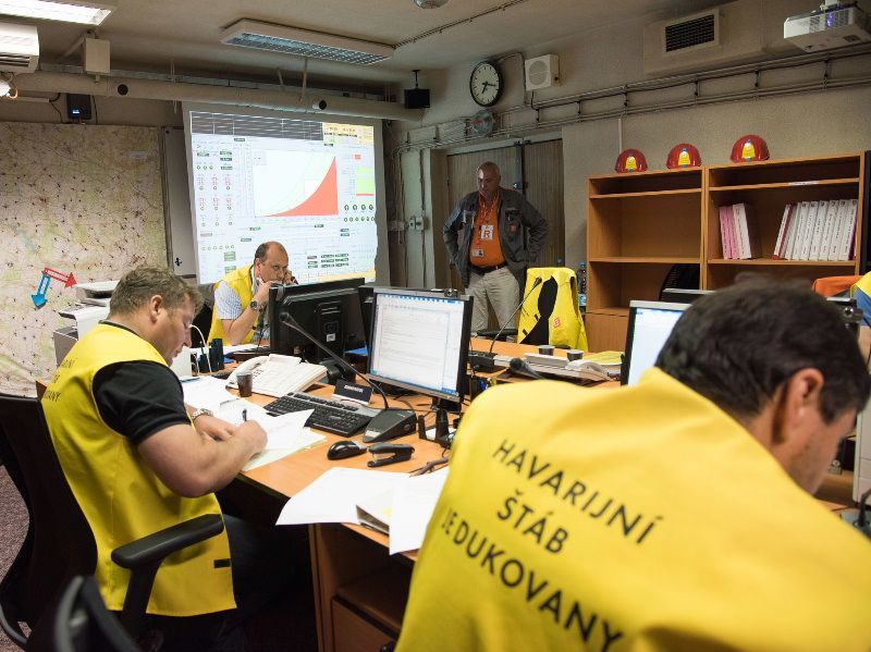 Dukovany zažily ve čtvrtek cvičení