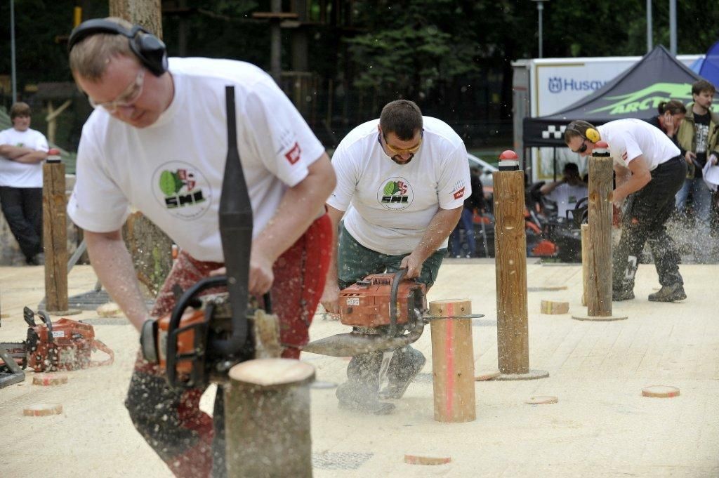 Evropská soutěž dřevorubců v Jihlavě pro české barvy