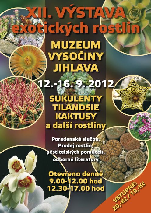 Exotické rostliny nabídne Muzeum Vysočiny Jihlava