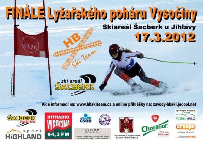 Finále Lyžařského poháru Vysočiny v sobotu na Šacberku