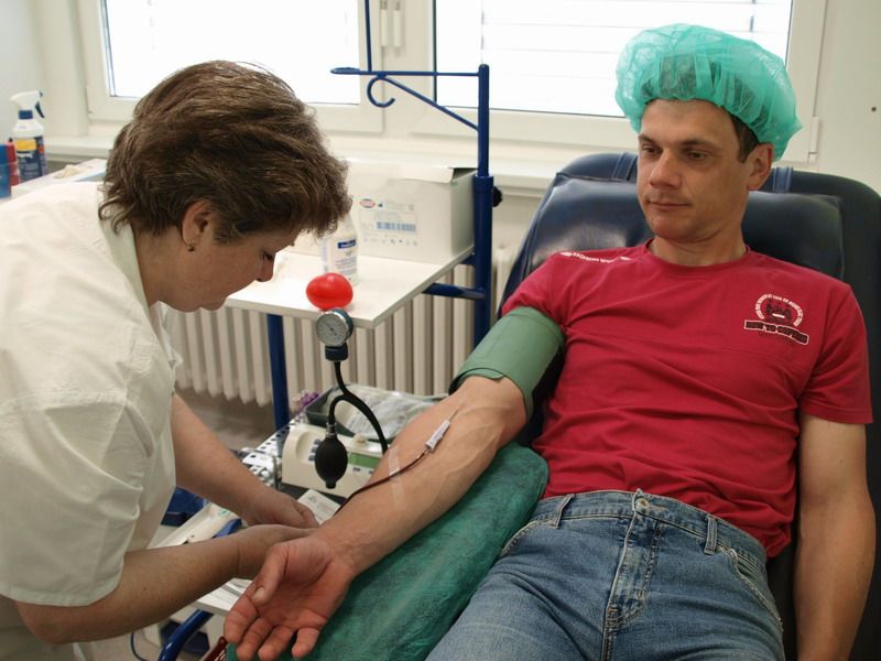 obrázek: Hasiči darovali krev v jihlavské nemocnici