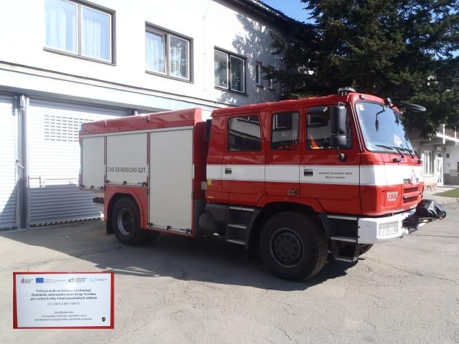 Hasiči z Vysočiny získali novou techniku