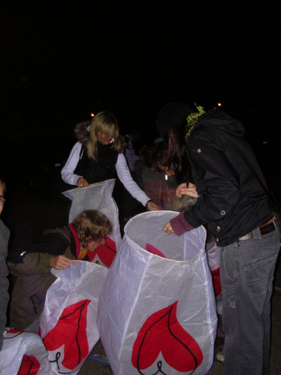 Havlíčkobrodští vypustili na oblohu desítky přání