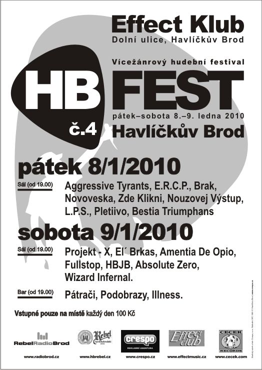 obrázek: HB FEST č. 4 o víkendu v brodském Effectu