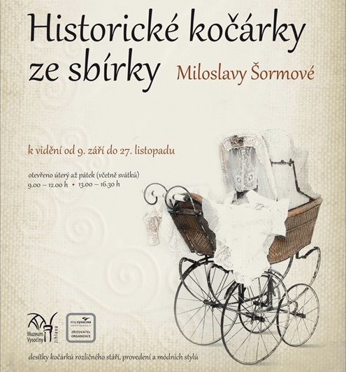 obrázek: Historické kočárky Miloslavy Šormové v Třešti