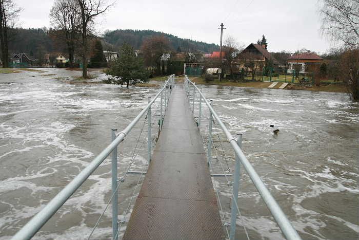 Hladiny řek na Vysočině klesají