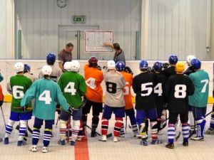 Hokejbalová reprezentace na kempu ve Světlé