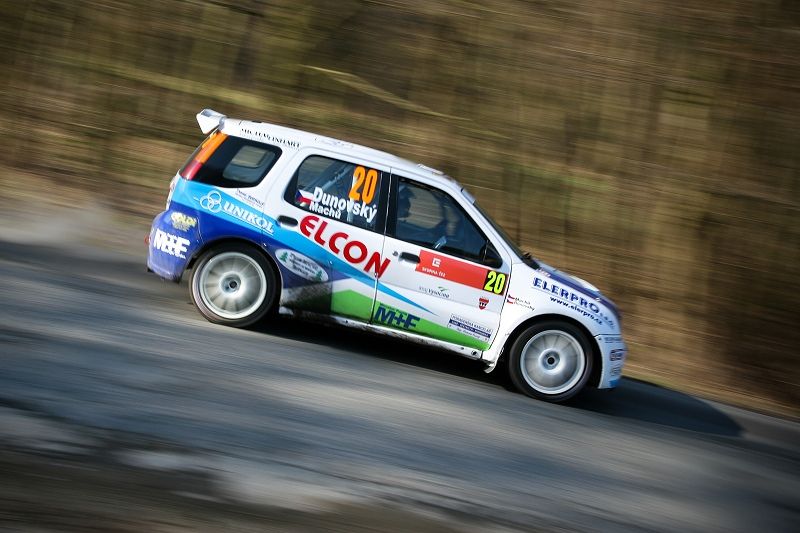 Horácké rally dominovaly vozy Mitsubishi