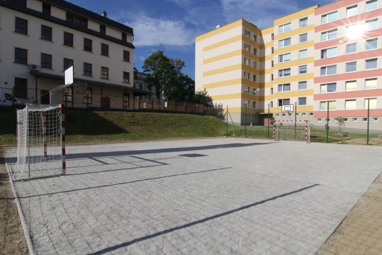 Hřiště Na Stoupách v Jihlavě v novém