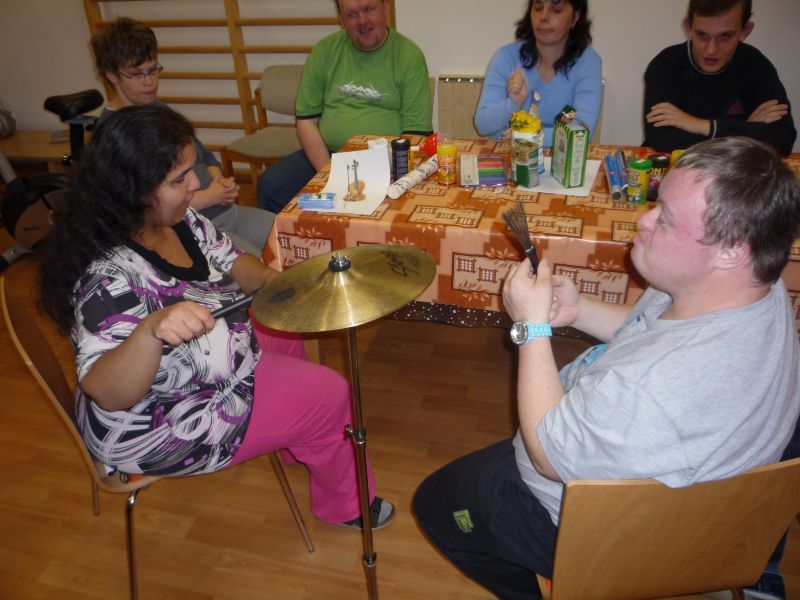 obrázek: Hudební nástroje v Centru Zdislava