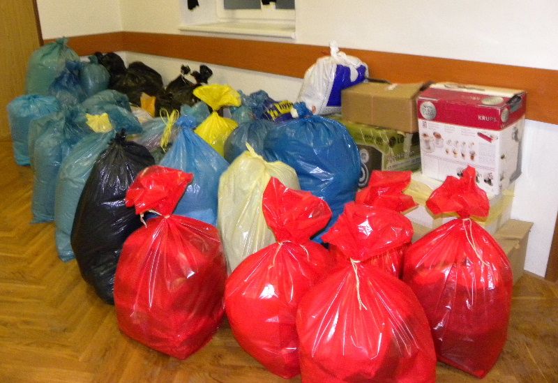 Humanitární sbírka v neděli v Rozsochatci
