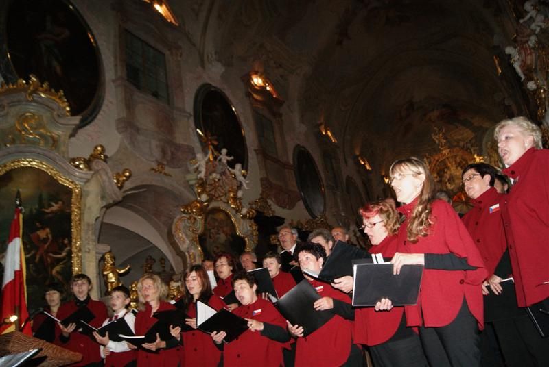 Jaroměřický pěvecký sbor vystoupil v rakouském Gerasu