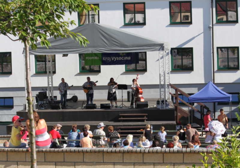 Jazz rock náměstíčko v Bystřici nad Pernštejnem