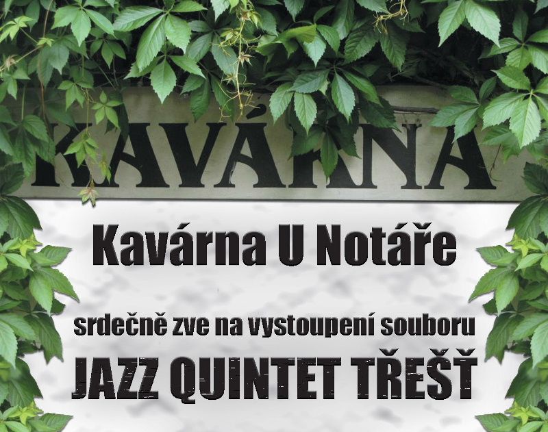 obrázek: Jazz zazní v sobotu kavárnou U Notáře v Brodě